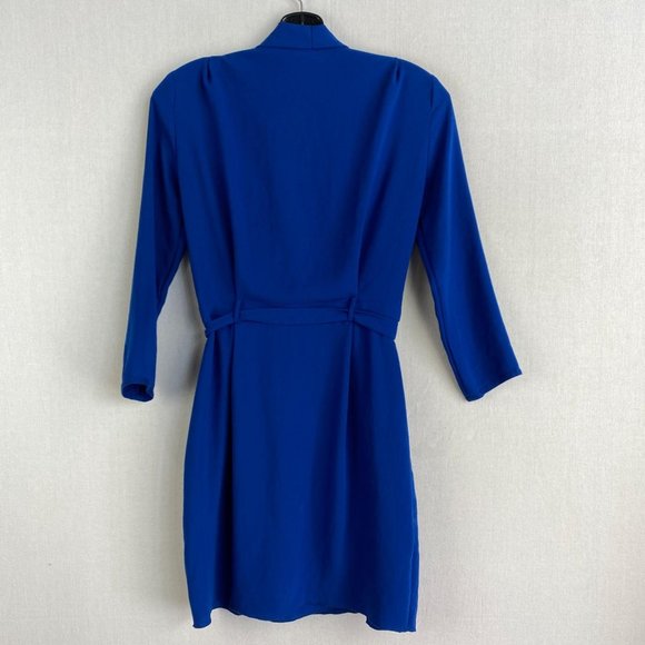 WILFRED Blue Shirt Wrap Dress - Picture 6 of 8